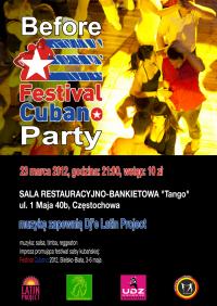 BEFORE... FESTIVAL CUBANO  2012 - CZĘSTOCHOWA